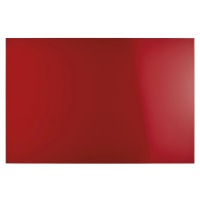 magnetoplan Designová magnetická skleněná tabule, š x v 1500 x 1000 mm, barva intenzivní červená