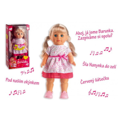 Panenka barunka chodící a česky zpívající 42cm Teddies