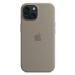 Kryt Apple iPhone 15 Silicone Case with MS - Clay