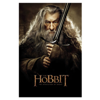 Umělecký tisk Hobbit - Gandalf, 26.7 × 40 cm