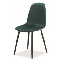 Jídelní židle FUX zelená/černá