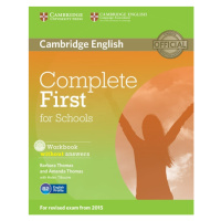 Complete First for Schools Workbook without answers with Audio CD výprodej Cambridge University 