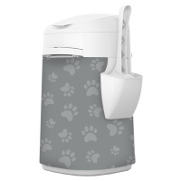 LitterLocker® Fashion látkový potah Cat paws šedý