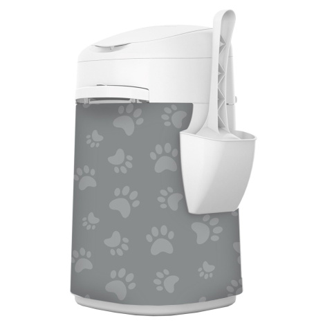 LitterLocker® Fashion látkový potah Cat paws šedý Litter Locker