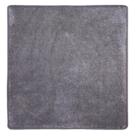 Vopi, Kusový koberec Laguna tmavě šedá čtverec, 250x250, šedá, ložnice