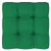 SHUMEE Poduška na pohovku z palet 12 × 60 × 60 cm, zelená
