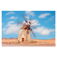 Umělecká fotografie One of the many windmills on, Oliver Helbig, (40 x 26.7 cm)