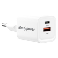 AlzaPower G400CA Fast Charge 35W bílá