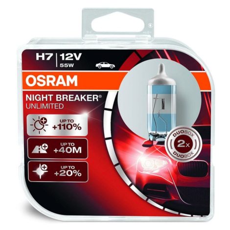 Autožárovky Osram Night Breaker Unlimited H7 12V 55W PX26d - plasto...