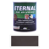 ETERNAL Mat akrylátový - vodou ředitelná barva 0.7 l Tmavě hnědá 09