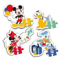 Puzzle 3+6+9+12 dílků My first puzzle - Mickey Mouse