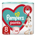 PAMPERS Plenky kalhotkové Active Baby Pants vel. L 8 (32 ks) 19+ kg