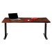 KARE Design Výškově nastavitelný stůl Harmony - tmavý, 200x100cm