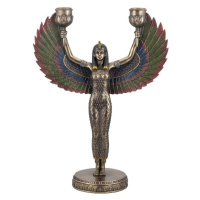 Signes Grimalt Egyptský Bohyně Candelabra. Zlatá