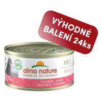 Almo Nature HFC Jelly - Losos 70g výhodné balení 24ks