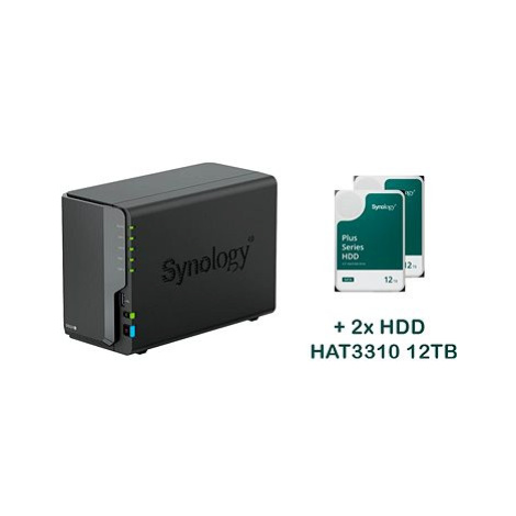 Synology DS224+ 2x HAT3310-12T (24TB)