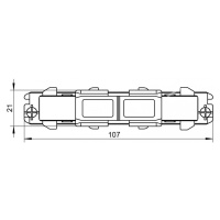 Light Impressions Deko-Light 3-fázový kolejnicový systém - D Line DALI elektrická spojka, bílá 7