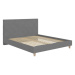 Čalouněná postel Sven 160x200, šedá, bez matrace