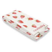 NEW BABY - Cestovní podložka BASIC Strawberry