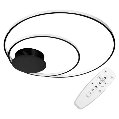 Toolight Stropní svítidlo LED s ovladačem PLAFON APP802-C Black