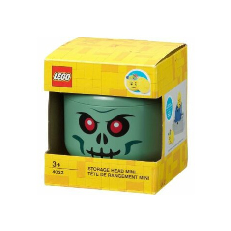 LEGO úložná hlava (mini) - zelený kostlivec SmartLife