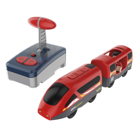 Playtive Vlak na dálkové ovládání (osobní vlak na dálkové ovládání/červená)