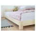 Benlemi Dětská jednolůžková postel s čelem DREAMY Zvolte barvu: Pastelově růžová, Zvolte rozměr: