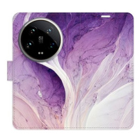 iSaprio Flip pouzdro Purple Paint pro Xiaomi 14 Ultra