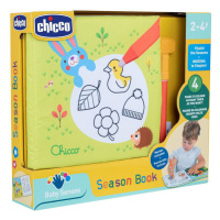 CHICCO - Knížka na opakování malování pomocí vody Seasons 24m+