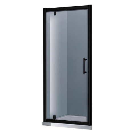 Sprchové dveře Marko 90x190 černý profil BAUMAX
