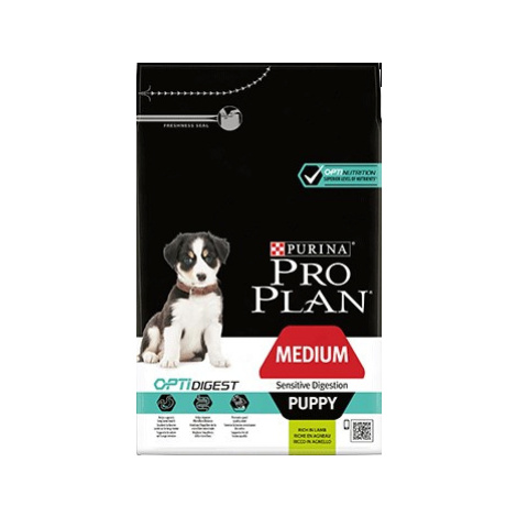 PURINA PRO PLAN Medium Puppy s OPTIDIGEST jehněčí 12kg