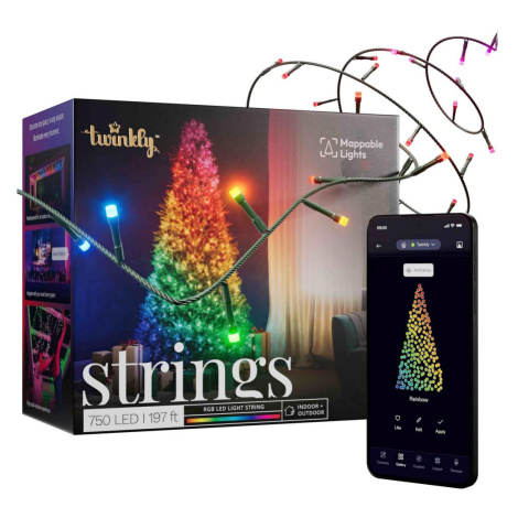 Twinkly TWS750STP-BEU - LED RGB Stmívatelný venkovní řetěz LED 63,5m IP44 Wi-Fi TWS750STP-BEU