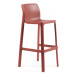 NARDI GARDEN - Barová židle NET korálově červená