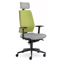 LD SEATING Kancelářská židle STREAM 280-SYS, s PDH šedo-zelená