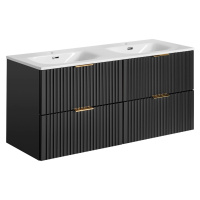 ArtCom Koupelnová skříňka s umyvadlem ADEL Black U120/1 | 120 cm