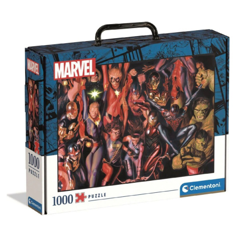 CLEMENTONI v kufříku: Avengers 1000 dílků