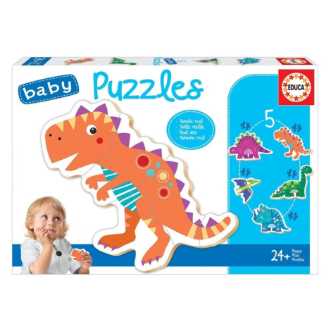 Baby puzzle Dinosauři 5v1 Educa