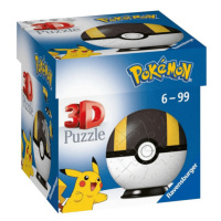 Pokémon 3D Puzzle-Ball - Ultraball - 54 dílů