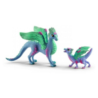 Schleich 70592 květinový drak s mládětem