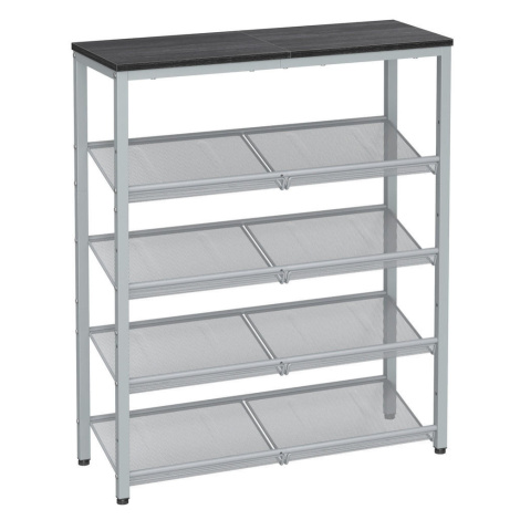 MID.YOU REGÁL NA BOTY, šedá, barvy stříbra cm