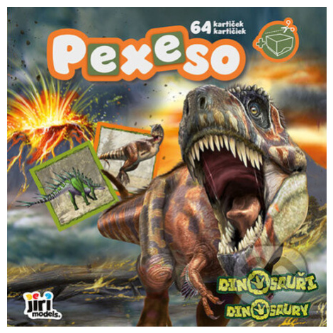 Pexeso v sešitu Dinosauři - hra z kategorie Karty, pexeso JM - Jiří Models