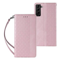 Magnet Case elegantní knížkové pouzdro s poutkem na Samsung Galaxy S23 PLUS 5G Pink