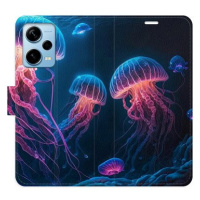 iSaprio flip pouzdro Jellyfish pro Xiaomi Redmi Note 12 Pro+ 5G