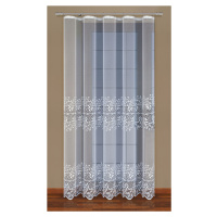 Dekorační žakárová záclona s řasící páskou ANKA 250 bílá 200x250 cm MyBestHome