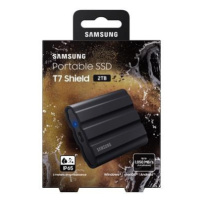 Samsung Externí SSD disk T7 Shield - 2 TB - voděodolný, prachuvzdorný, odolný pádu ze 3m, USB3.2