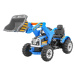 mamido  Dětský elektrický traktor modrý