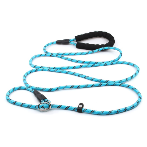 Nylonové vodítko pro psa | 128 cm Barva: Modrá, Délka vodítka: 300 cm