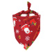 Vsepropejska Vánoční vínový šátek pro psa Obvod krku: 20 - 50 cm
