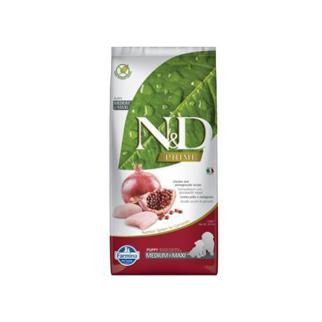 N&D PRIME DOG Puppy M/L Chicken & Pomegranate 12kg sleva