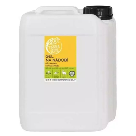 Gel na nádobí s citronovou silicí BIO Tierra Verde - 5000 ml
